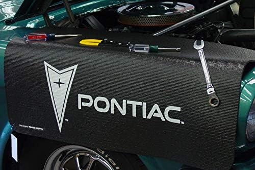כיסוי פגוש של פנדר אחיזת פנדר עם לוגו GM Pontiac | מורשה רשמית על ידי ג'נרל מוטורס | התאמה אוניברסלית | גודל סטנדרטי
